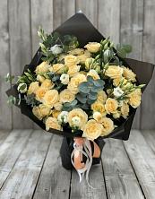 Букет цветов из:  Розы и Лизиантусы в Копейске