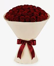 Букет 101 Бордовая роза Блэк Бакарра в Копейске
