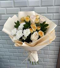 Букет цветов из:  Розы и Хризантемы #REPLACE_PRED# Копейске