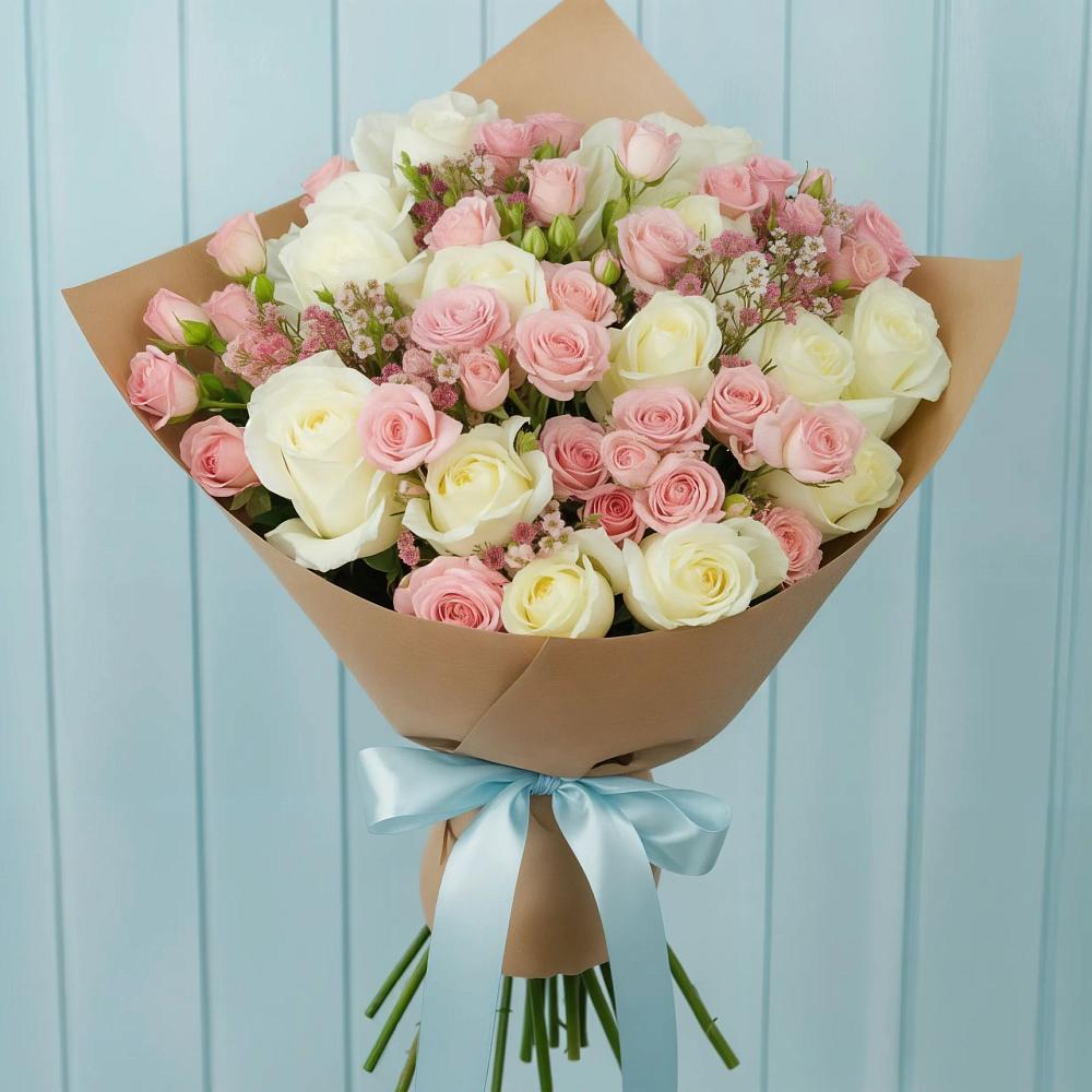 Букет цветов из: Розы в Копейске