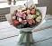 Букет цветов из: Розы, Лизиантусы и Гвоздики в Копейске