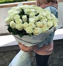 Букет 35 Белых роз #REPLACE_PRED# Копейске