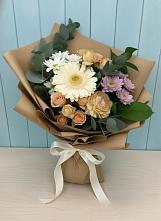 Букет цветов из:  Герберы и Хризантемы в Копейске