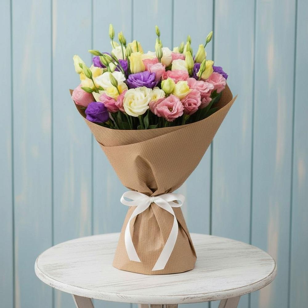 Букет цветов из: Лизиантусы в Копейске