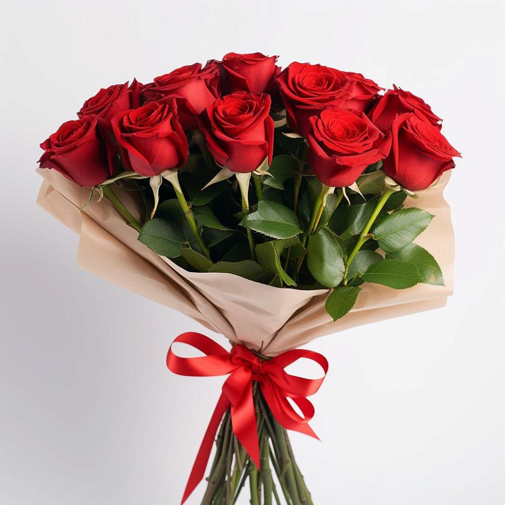 Букет 11 Красных роз Эдлесс Лав в Копейске