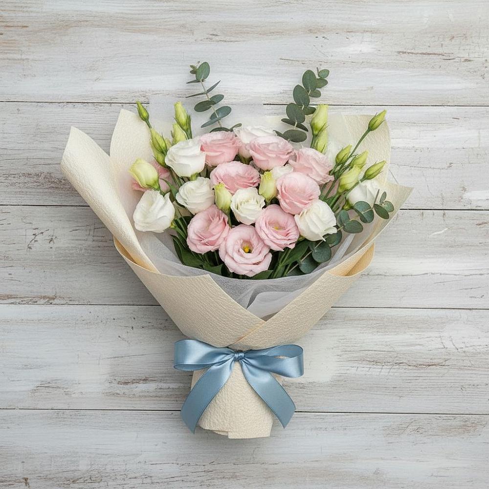 Букет цветов из: Лизиантусы в Копейске